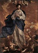 CAVALLINO, Bernardo The Blessed Virgin fdg painting